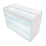 Balcão Comercial com Luz LED K1200 – Branco