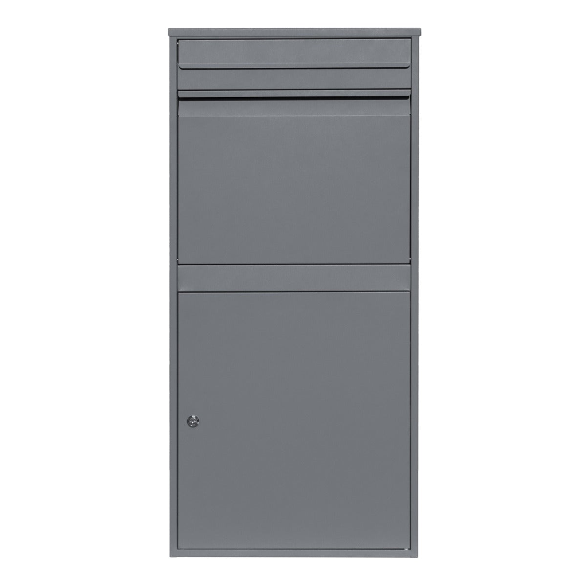 Caixa de Correio XL Anti-Roubo Cinzenta