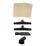 Aspirador Industrial de 80L, 4 Acessórios + 3 Sacos de Pó
