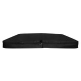 Cobertura preta para jacuzzi, 2,1m x 2,1m, com superfície lisa e resistente, ideal para proteção e isolamento térmico