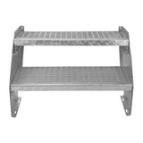 Escada Galvanizada Ajustá vel de 2 Degraus ? 600mm de Largura
