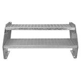 Escada Galvanizada Ajustá vel de 2 Degraus ? 900mm de Largura