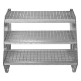 Escada Galvanizada Ajustá vel de 2 Degraus ? 900mm de Largura