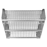 Escada galvanizada ajustá vel de 11 degraus ? 900 mm de largura