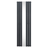Radiador Plano com Espelho - 1800 mm x 565 mm - Cinza Antracite