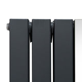 Radiador Plano com Espelho - 1800 mm x 565 mm - Cinza Antracite