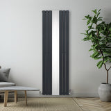 Radiador Plano com Espelho - 1800 mm x 565 mm - Cinza Antracite