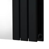 Radiador Plano com Espelho - 1800 mm x 565 mm - Preto