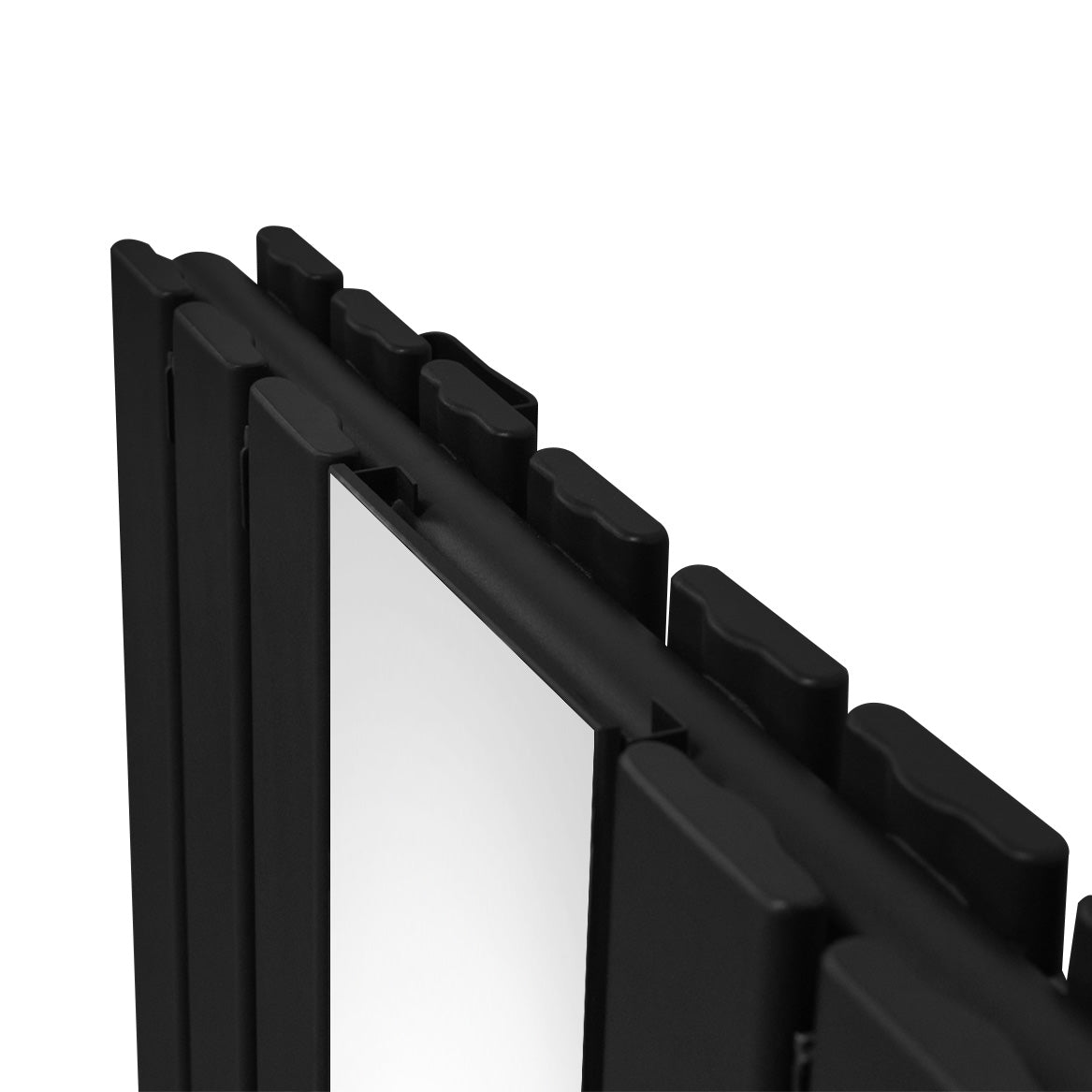 Radiador Plano com Espelho - 1800 mm x 565 mm - Preto