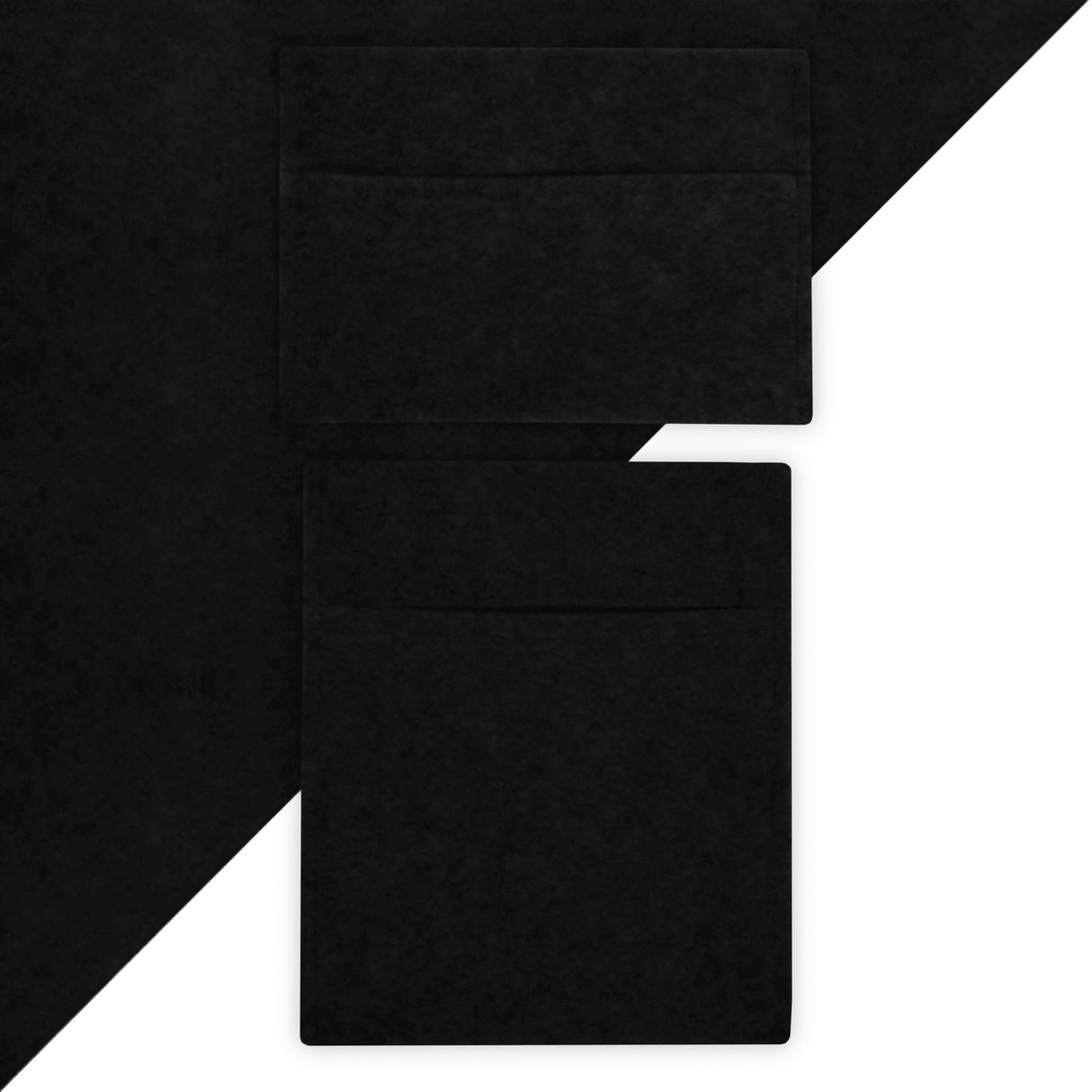 Forro de carpete para van e bolsas de armazenamento - Preto