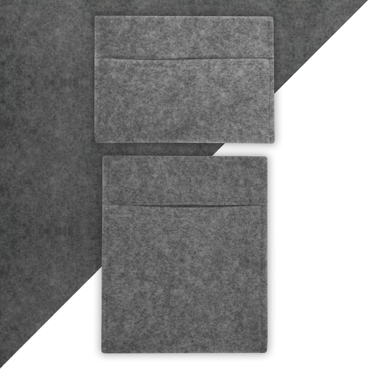 Forro de carpete para van e bolsas de armazenamento - cinza fumê