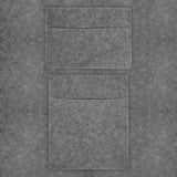 Forro de carpete para van e bolsas de armazenamento - cinza fumê