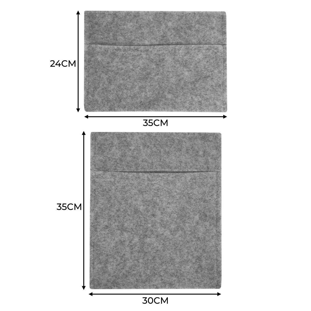 Forro de carpete para van e bolsas de armazenamento - cinza fumê