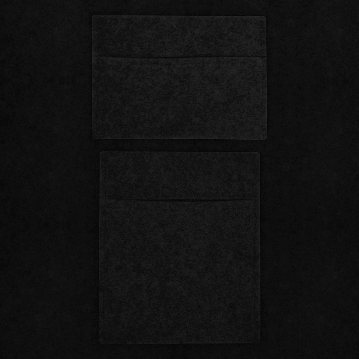 Forro de carpete preto para van, bolsas de armazenamento e cola adesiva