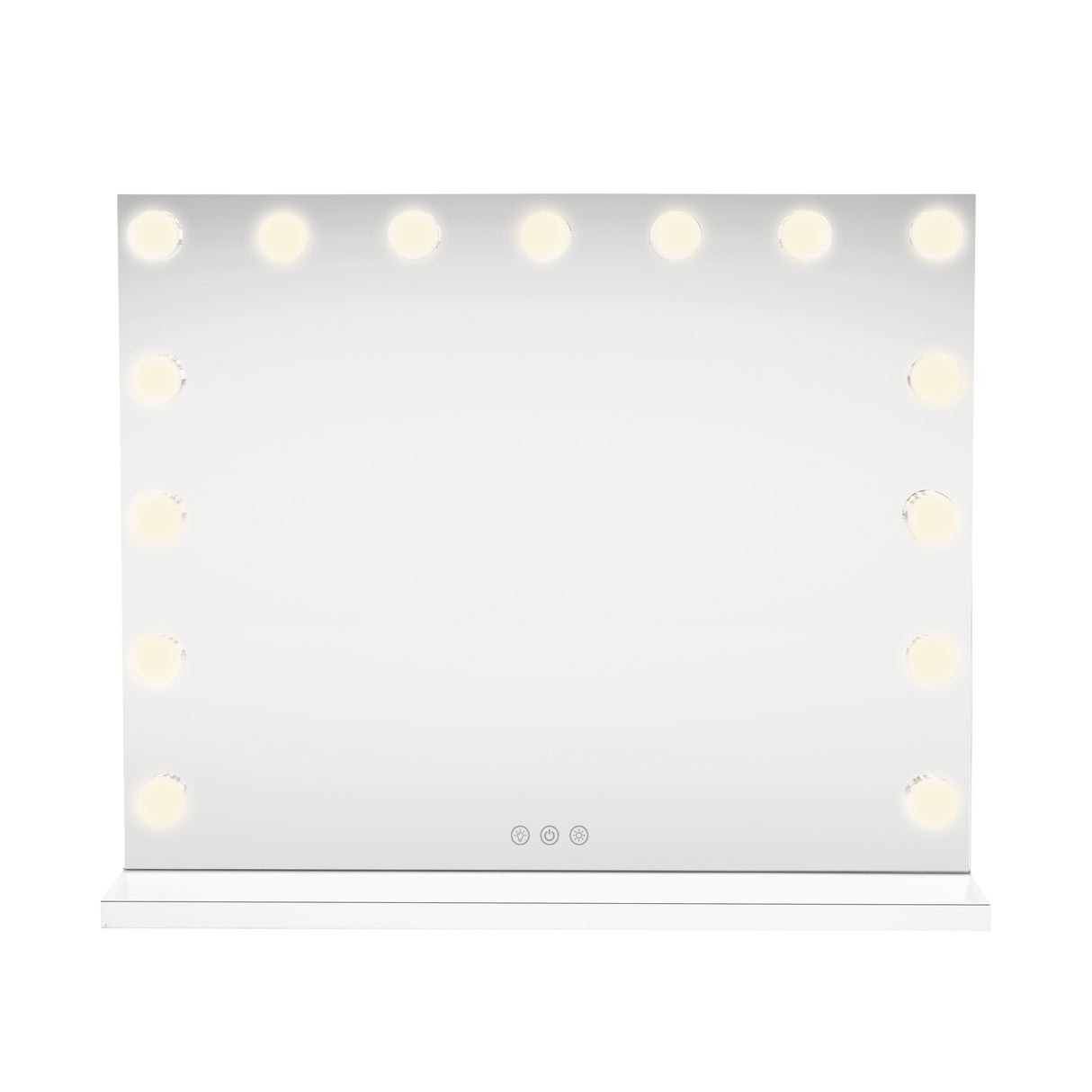 Espelho HOLLYWOOD 58 x 46cm com Luz LED & Alto-Falante Bluetooth