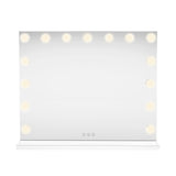 Espelho HOLLYWOOD 58 x 46cm com Luz LED & Alto-Falante Bluetooth