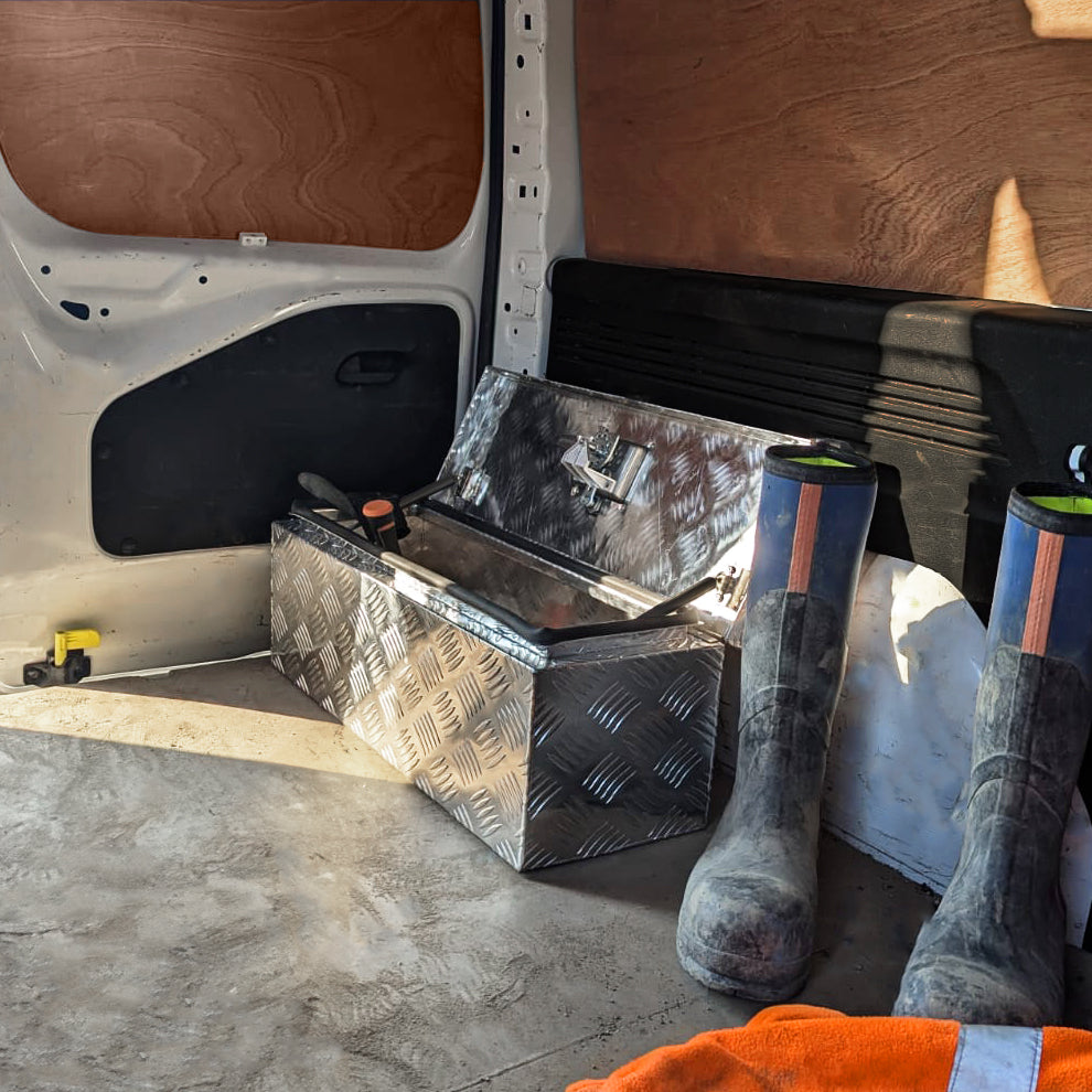 Caixa de ferramentas de alumínio 35L - pequena