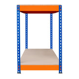 Bancada de trabalho S-Rax de 2 níveis - 90 cm x 60 cm x 90 cm