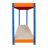 Bancada de trabalho S-Rax de 2 níveis - 180 cm x 45 cm x 90 cm