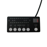 Luz de recuperação âmbar 1200 mm com painel de controle