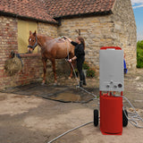 Ducha Portátil para Cavalos Deluxe - Vermelho