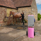 Ducha Portátil para Cavalos Deluxe - Rosa