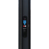 Pérgola de alumínio antracite com luzes LED - 3m x 3m