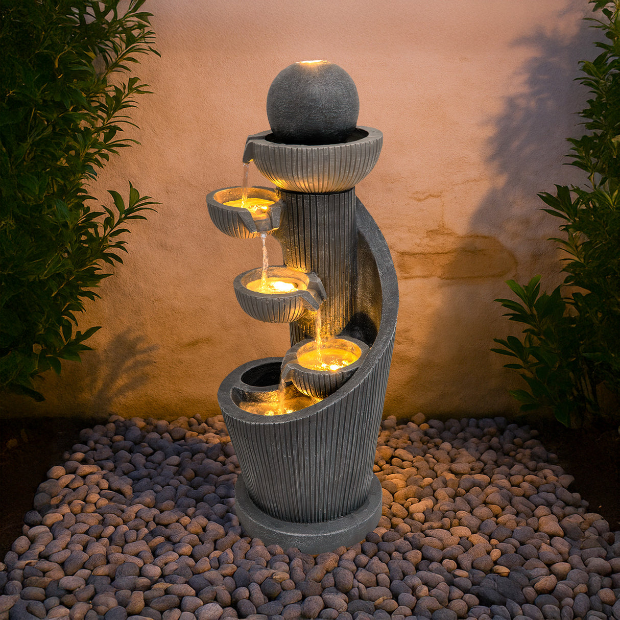 Fonte de água elétrica "Spiral Springs"