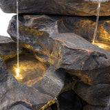 Fonte de água elétrica "Rustic Rapids"