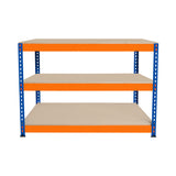 Bancada de trabalho S-Rax de 3 níveis - 120 cm x 60 cm x 90 cm