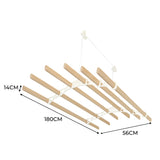 Varal de teto com polia para roupas - Marfim - 1,8 m