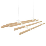 Varal de teto com polia para roupas - Marfim - 2,4 m