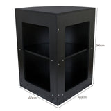 Balção Comercial de Canto CM60 – Preto