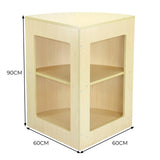 Balção Comercial de Canto CM60 – cor Maple