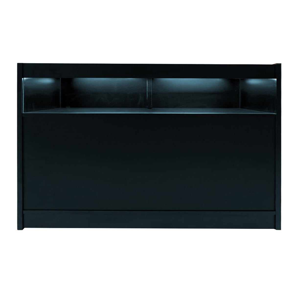 Balcão Comercial com Luz LED B1500 – Preto