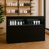 Balcão Comercial com Luz LED B1500 – Preto