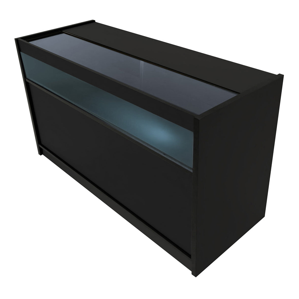 Balcão Comercial com Luz LED B1500 – Preto
