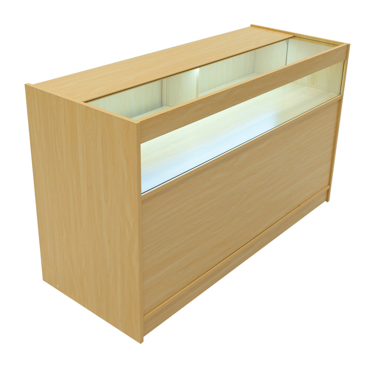 Balcão Comercial com Luz LED B1500 – cor Maple