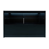 Balcão Comercial com Luz LED C1500 – Preto