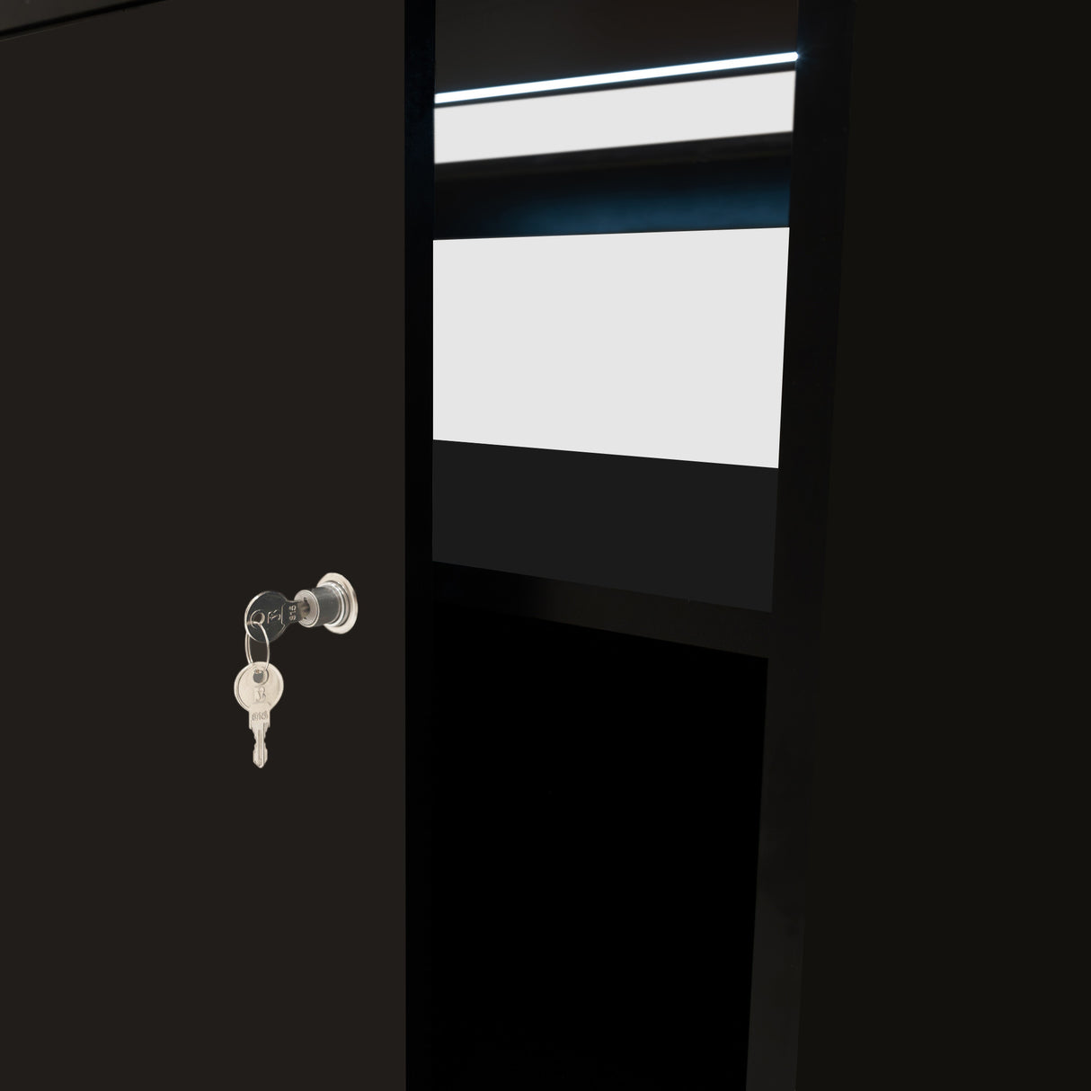 Balcão Comercial com Luz LED C1500 – Preto