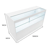 Balcão Comercial com Luz LED C1500 – Branco