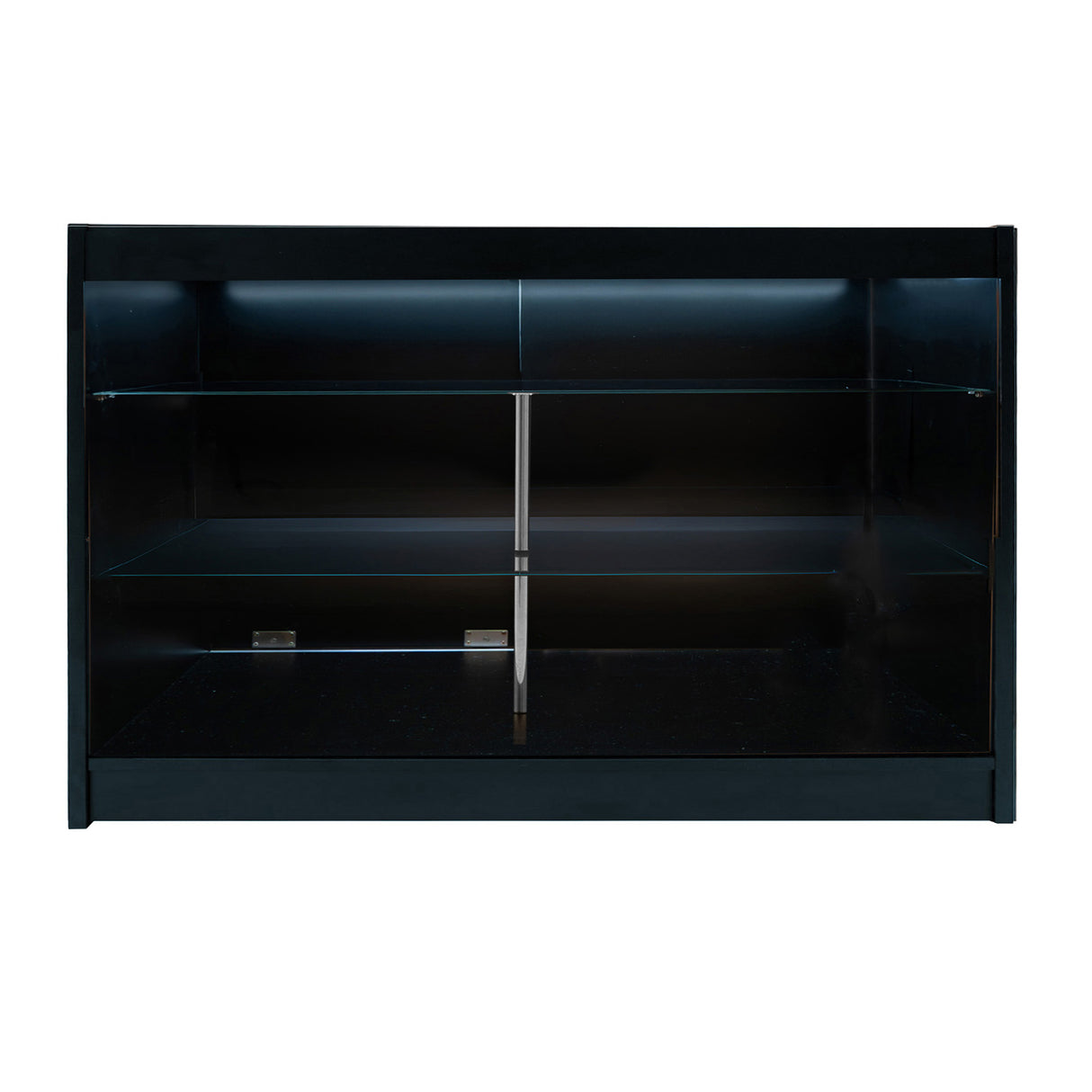 Balcão Comercial com Luz LED K1500 – Preto