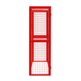 Gaiola Dobrável para Garrafas de Gás - 181cm x 116cm x 57cm - Vermelha