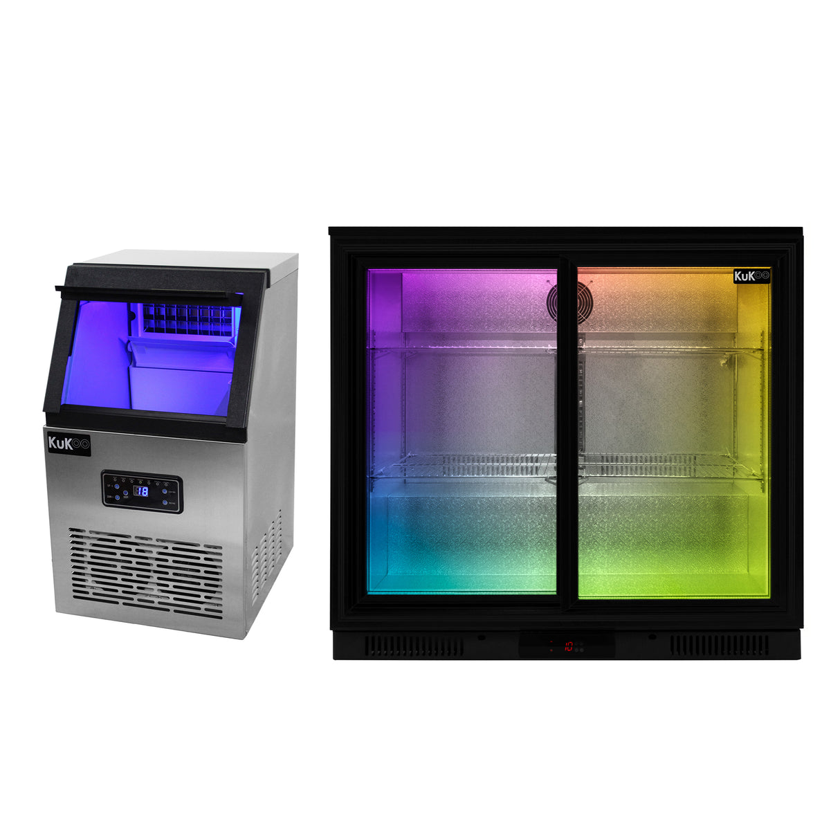 Conjunto de estação de trabalho para chá de bolhas (Frigorífico de Portas Corrediças)