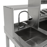 Conjunto de estação de trabalho para chá de bolhas (Frigorífico de Portas Corrediças)