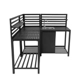 Cozinha Externa Modular de Alumínio – Conjunto com 3 Peças