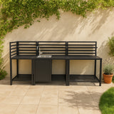 Cozinha Externa Modular de Alumínio – Conjunto com 3 Peças