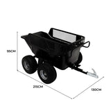 Reboque basculante de 4 rodas