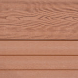 Portão de Vedação Exterior em WPC e Alumínio | Marrom