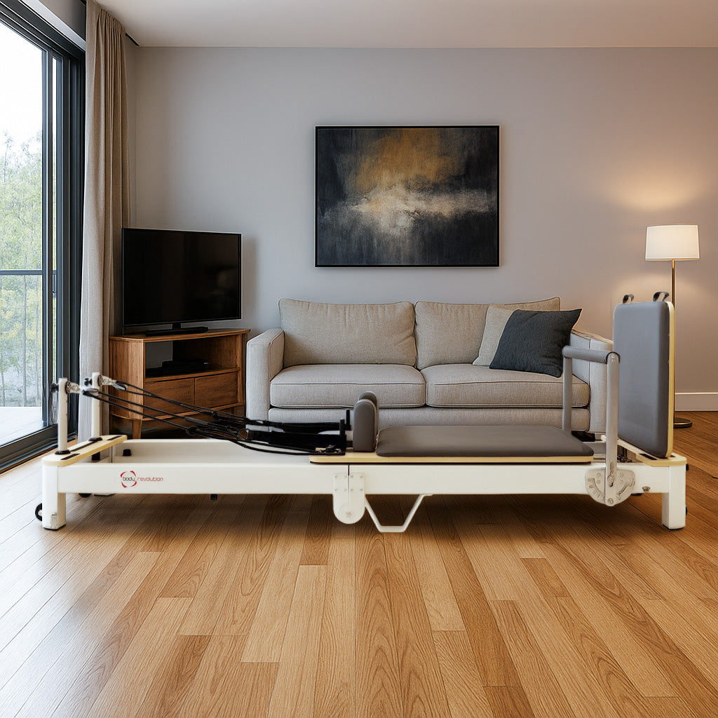 Reformer de Pilates Dobrável de Alumínio